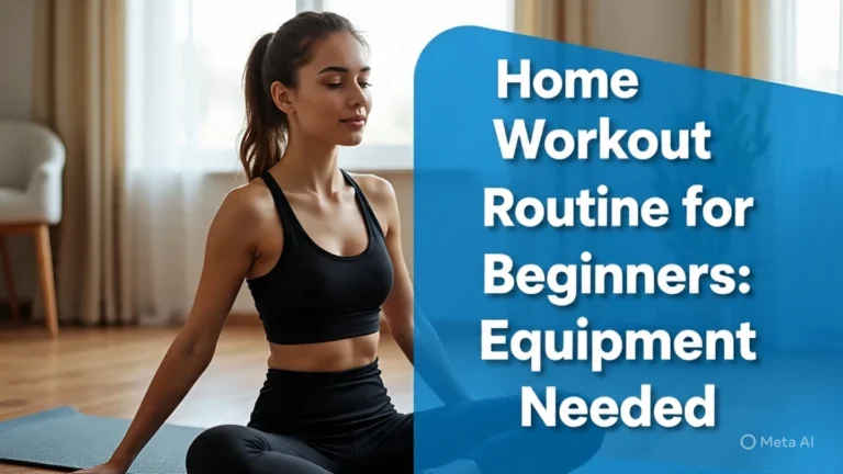 Home Workout Routine for Beginners: No Equipment Needed