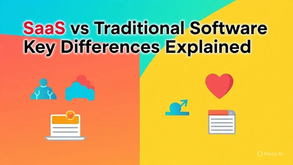 SaaS vs Traditional Software Key Differences Explained