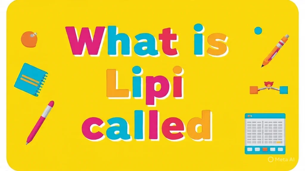 Lipi Kise Kahate Hain